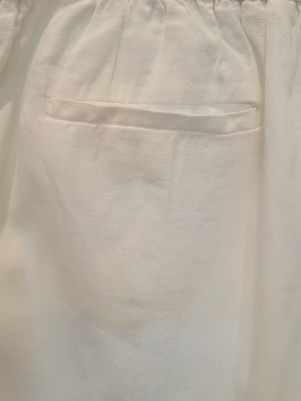 White Linen Trousers